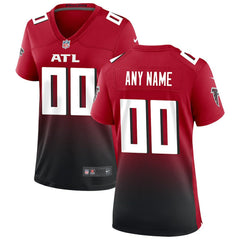 Atlanta Falcons Women's Alternate Custom Game Jersey Red | Nike for Sale