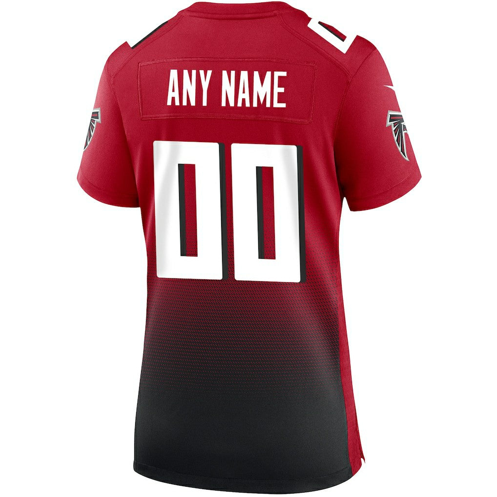 Atlanta Falcons Women's Alternate Custom Game Jersey Red | Nike for Sale