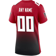Atlanta Falcons Women's Alternate Custom Game Jersey Red | Nike for Sale
