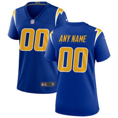 Los Angeles Chargers Women's Alternate Custom Game Jersey Royal | Nike for Sale