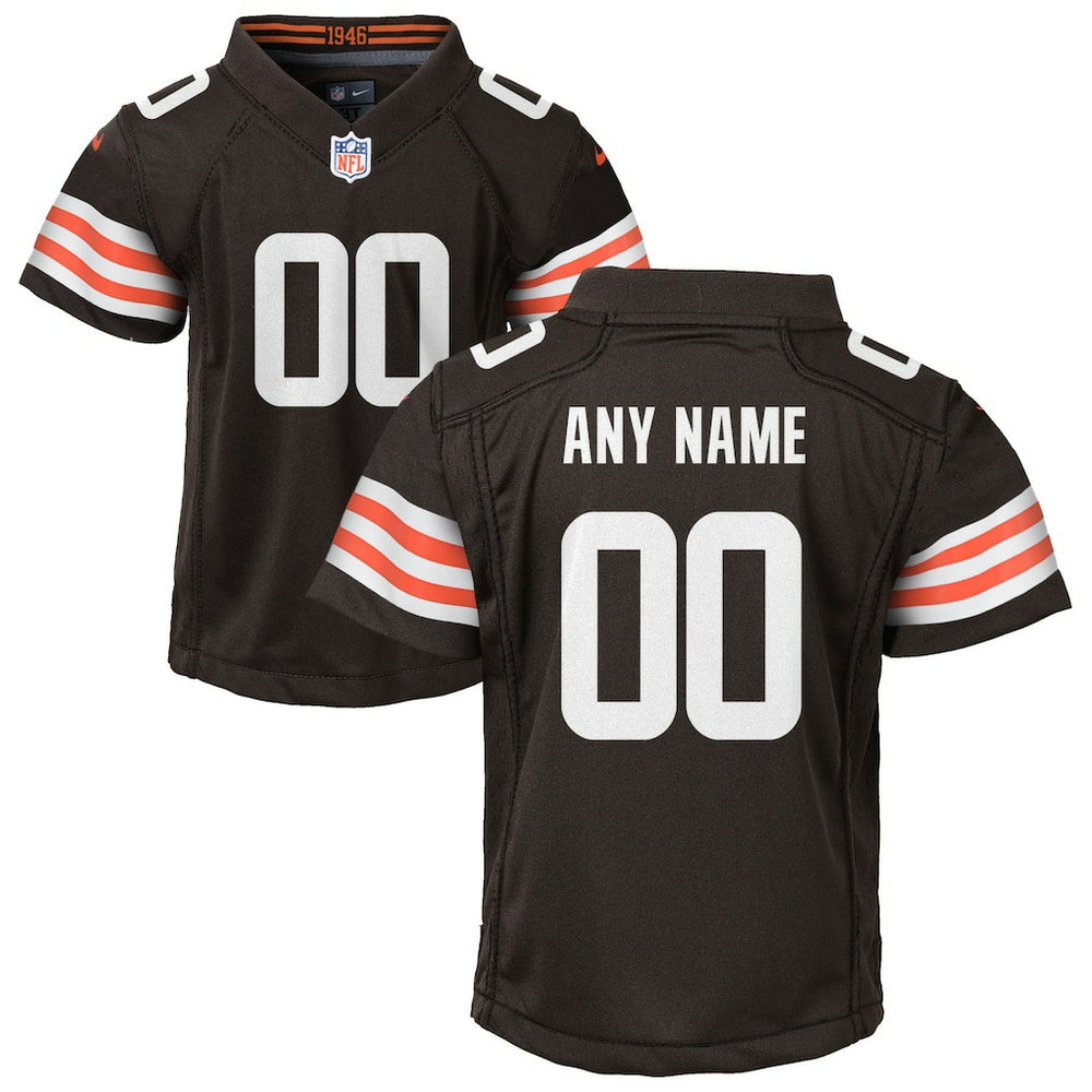 Cleveland Browns Youth Custom Game Jersey Brown | Nike for Sale