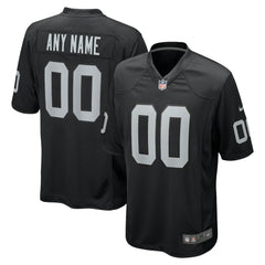 Las Vegas Raiders Youth Custom Game Jersey Black | Nike for Sale