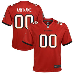 Tampa Bay Buccaneers Youth Custom Game Jersey Red | Nike for Sale