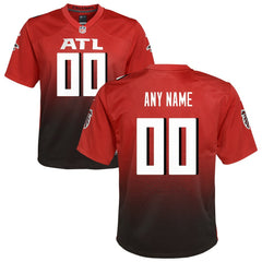 Atlanta Falcons Youth Alternate Custom Game Jersey Red | Nike for Sale