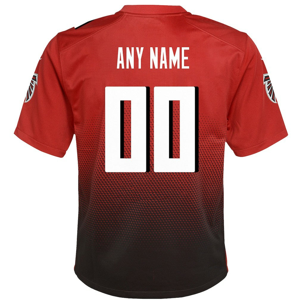 Atlanta Falcons Youth Alternate Custom Game Jersey Red | Nike for Sale