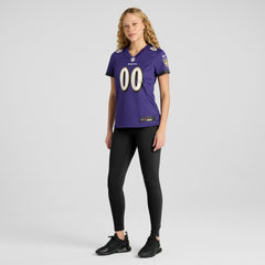 Baltimore Ravens Women's Custom Game Jersey Purple | Nike for Sale