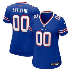 Buffalo Bills Women's Custom Game Jersey Royal | Nike for Sale