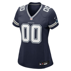 Dallas Cowboys Women's Custom Game Jersey Navy | Nike for Sale