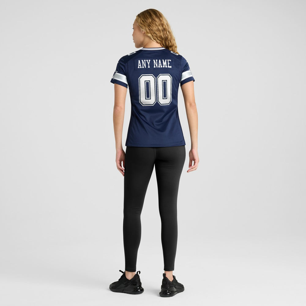 Dallas Cowboys Women's Custom Game Jersey Navy | Nike for Sale
