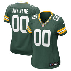 Green Bay Packers Women's Custom Game Jersey Green | Nike for Sale