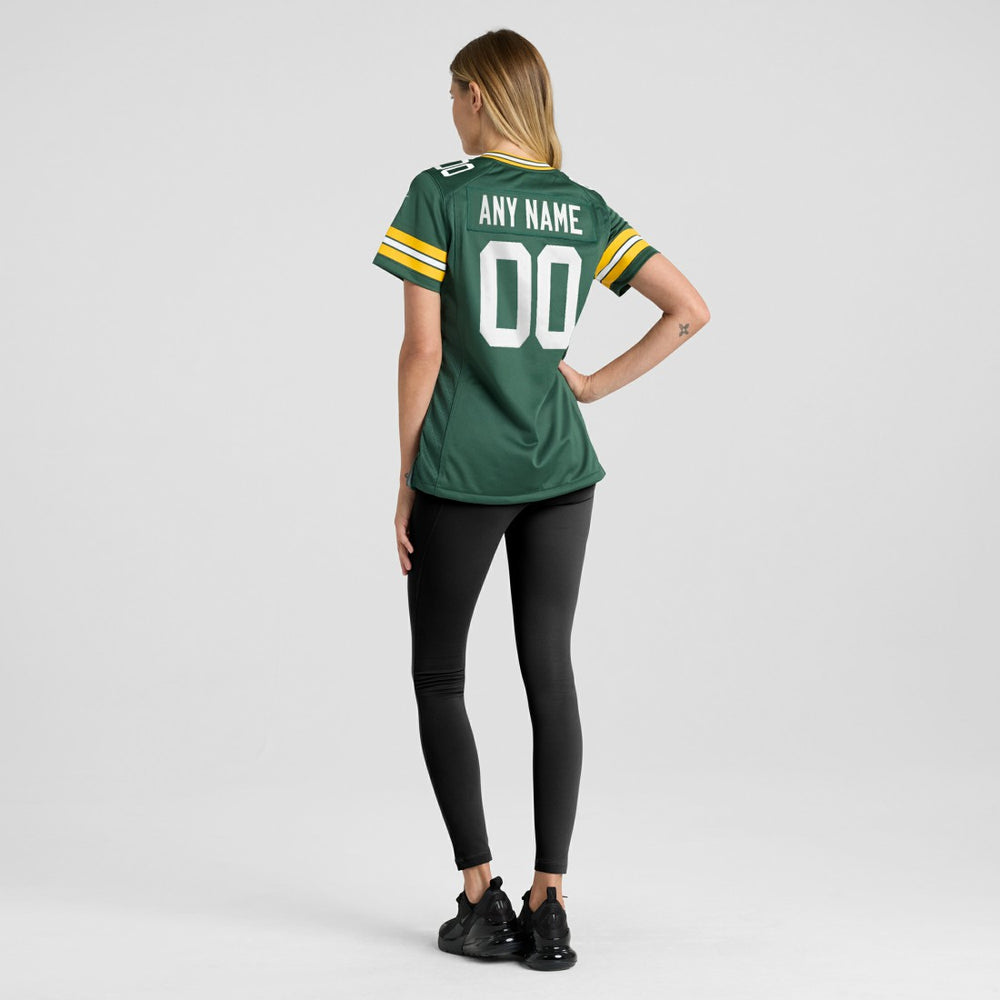 Green Bay Packers Women's Custom Game Jersey Green | Nike for Sale