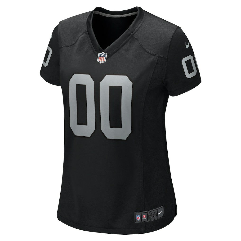 Las Vegas Raiders Women's Custom Game Jersey Black | Nike for Sale