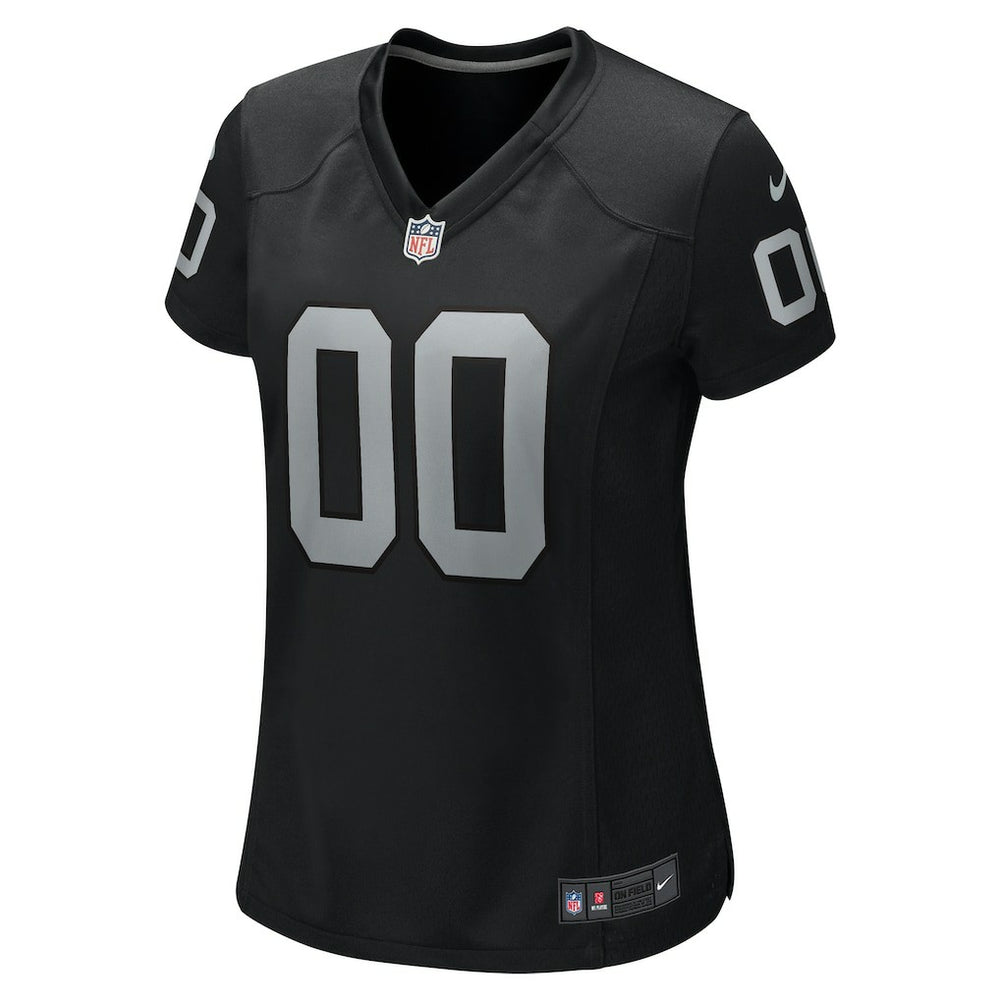Las Vegas Raiders Women's Custom Game Jersey Black | Nike for Sale