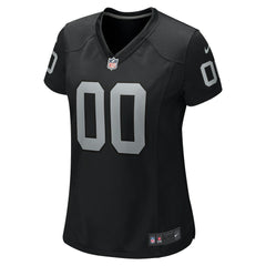Las Vegas Raiders Women's Custom Game Jersey Black | Nike for Sale