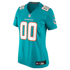Miami Dolphins Women's Custom Game Jersey Aqua | Nike for Sale