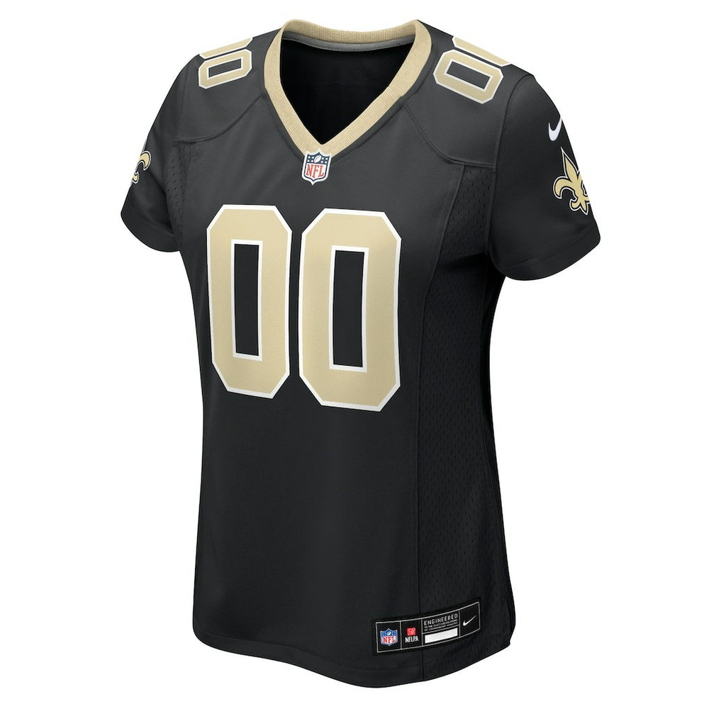 New Orleans Saints Women's Custom Game Jersey Black | Nike for Sale