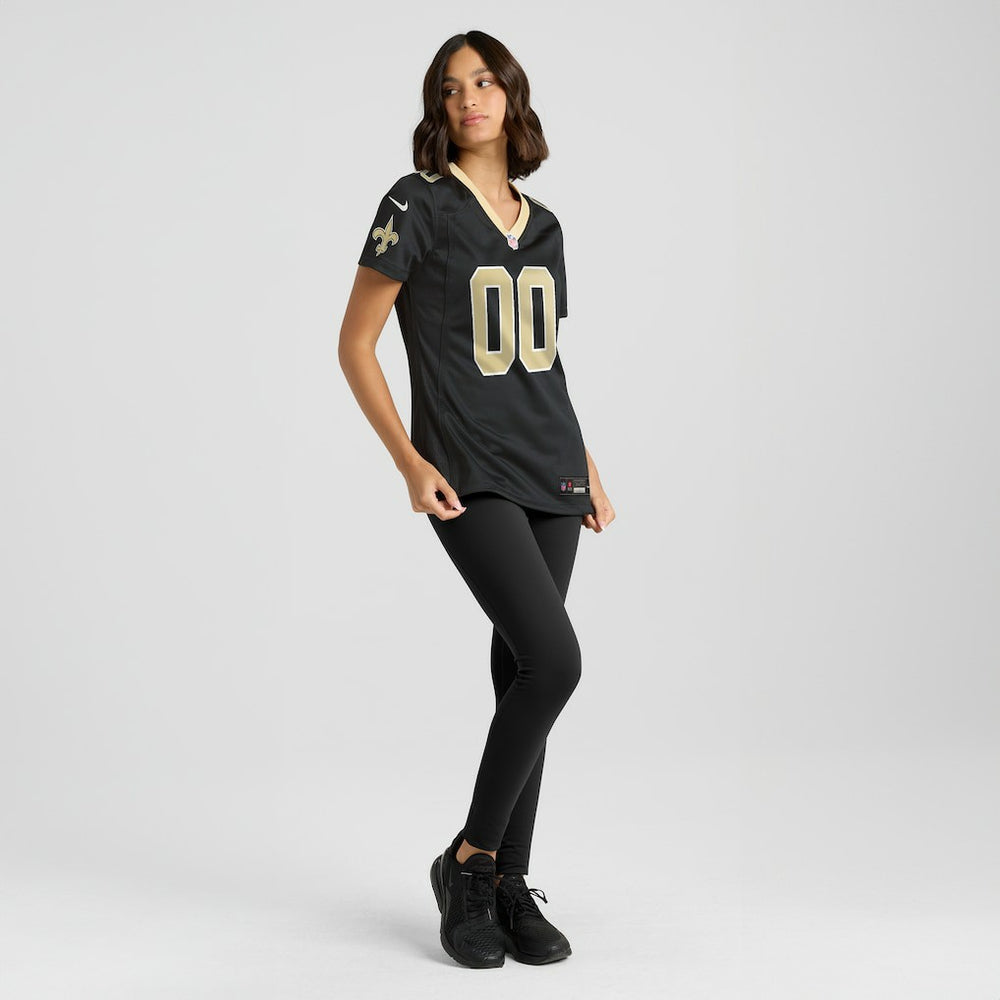 New Orleans Saints Women's Custom Game Jersey Black | Nike for Sale