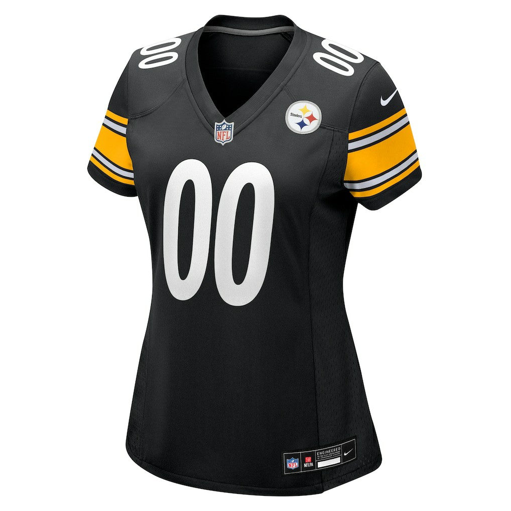 Pittsburgh Steelers Women's Custom Game Jersey Black | Nike for Sale