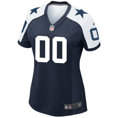 Dallas Cowboys Women's Alternate Custom Game Jersey Navy | Nike for Sale