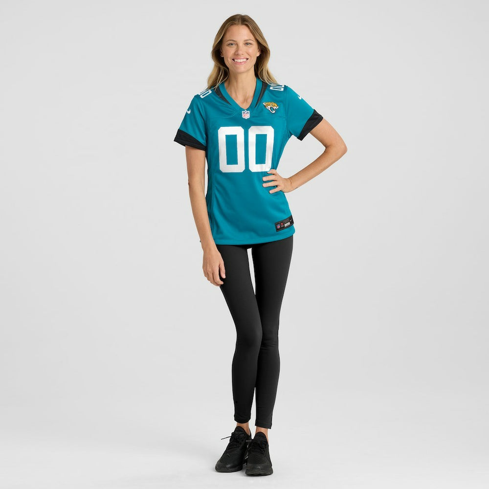 Jacksonville Jaguars Women's Custom Team Jersey Teal | Nike for Sale