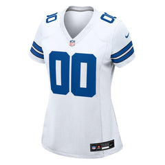 Dallas Cowboys Women's Custom Game Jersey White | Nike for Sale