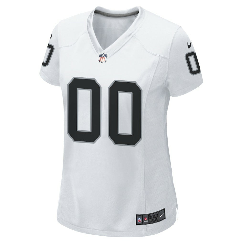 Las Vegas Raiders Women's Custom Game Jersey White | Nike for Sale