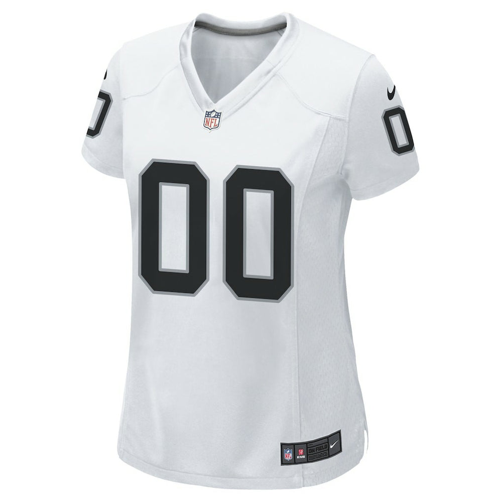 Las Vegas Raiders Women's Custom Game Jersey White | Nike for Sale
