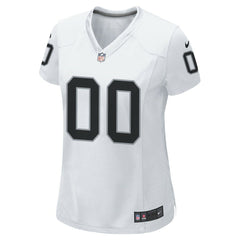 Las Vegas Raiders Women's Custom Game Jersey White | Nike for Sale