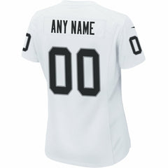 Las Vegas Raiders Women's Custom Game Jersey White | Nike for Sale
