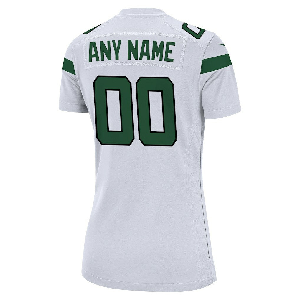 New York Jets Women's Custom Game Jersey White | Nike for Sale