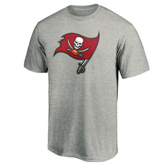 Tampa Bay Buccaneers Primary Logo T-Shirt Heather Gray | NFL