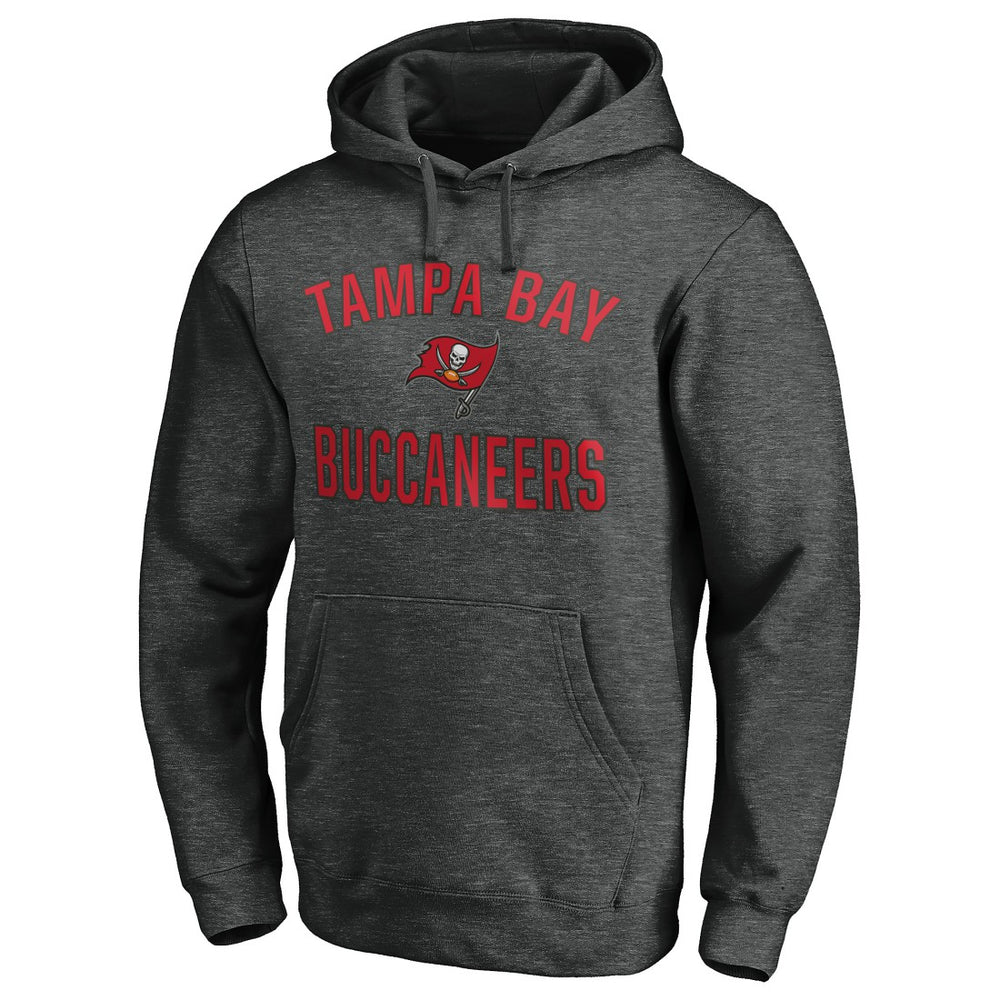 Tampa Bay Buccaneers Victory Arch Pullover Hoodie Heather Charcoal | NFL