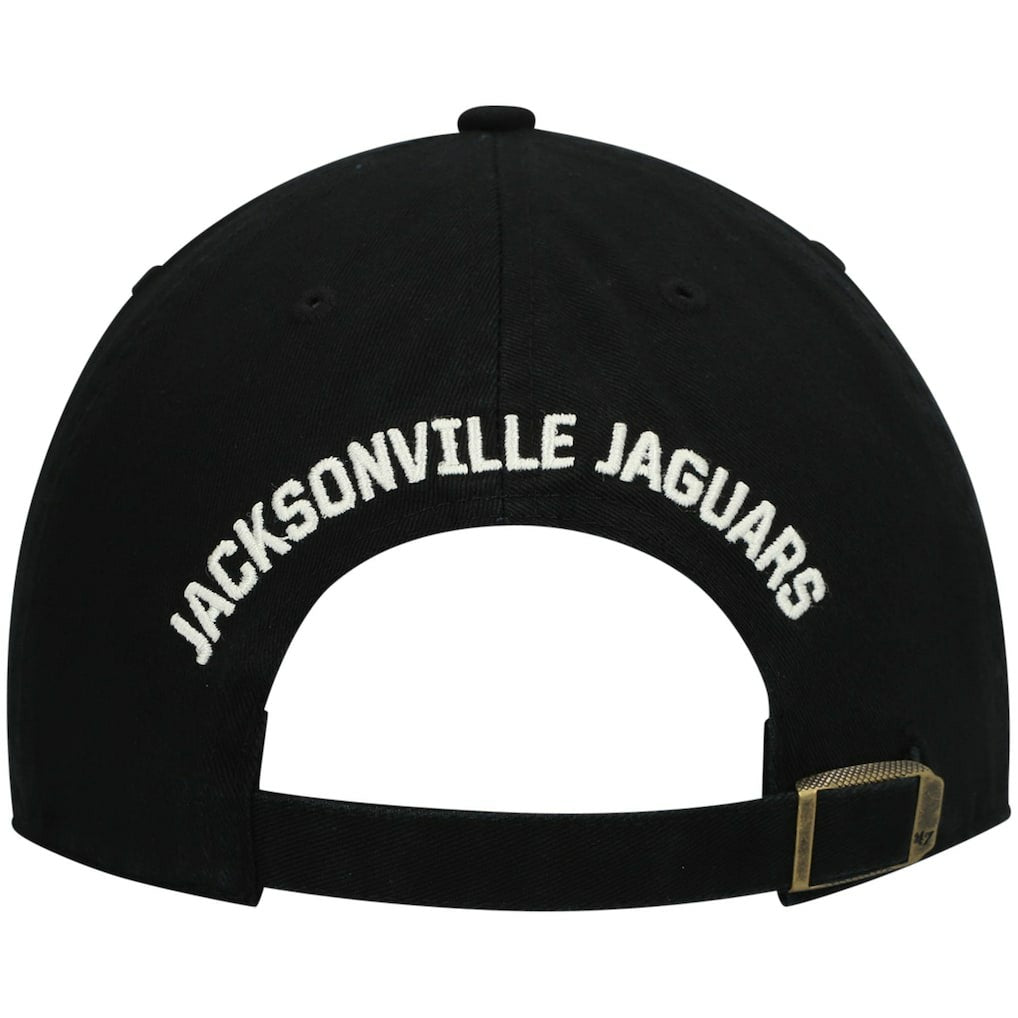 Jacksonville Jaguars '47 Women's Finley Clean Up Adjustable Hat Black | 47 brand