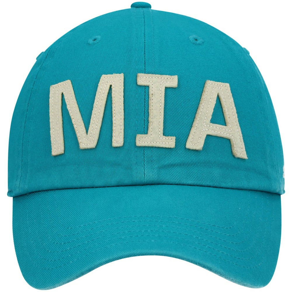 Miami Dolphins '47 Women's Finley Clean Up Adjustable Hat Aqua | 47 brand