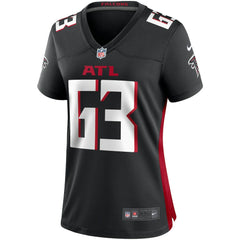 Chris Lindstrom Atlanta Falcons Women's Game Jersey Black | Nike for Sale