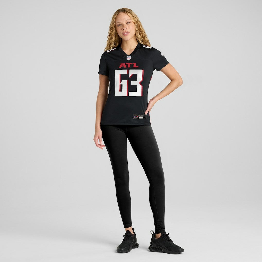 Chris Lindstrom Atlanta Falcons Women's Game Jersey Black | Nike for Sale