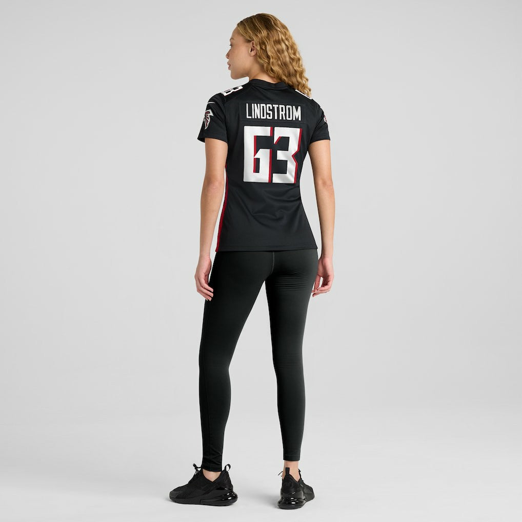 Chris Lindstrom Atlanta Falcons Women's Game Jersey Black | Nike for Sale