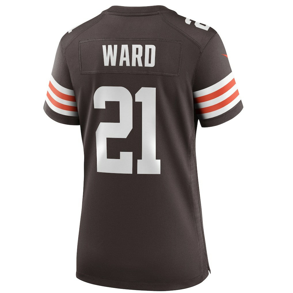 Denzel Ward Cleveland Browns Women's Player Game Jersey Brown | Nike for Sale