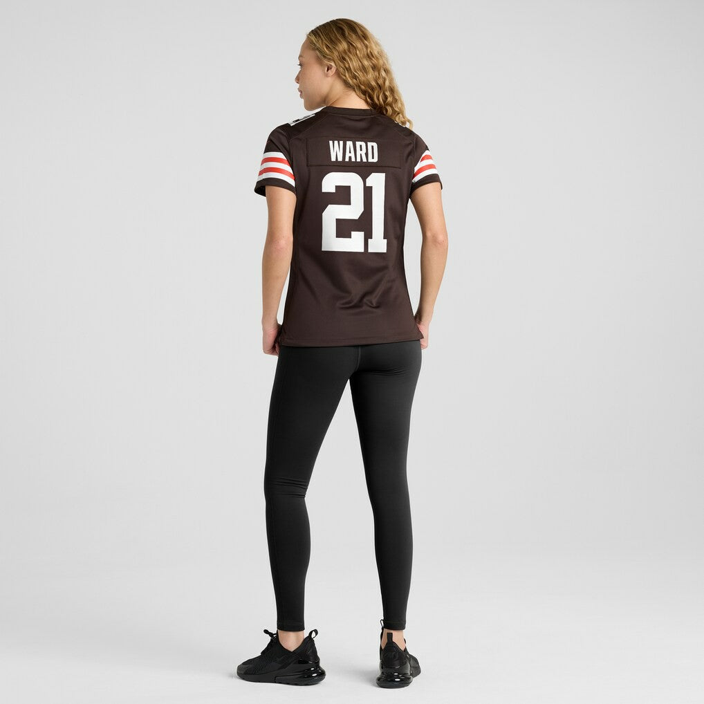 Denzel Ward Cleveland Browns Women's Player Game Jersey Brown | Nike for Sale