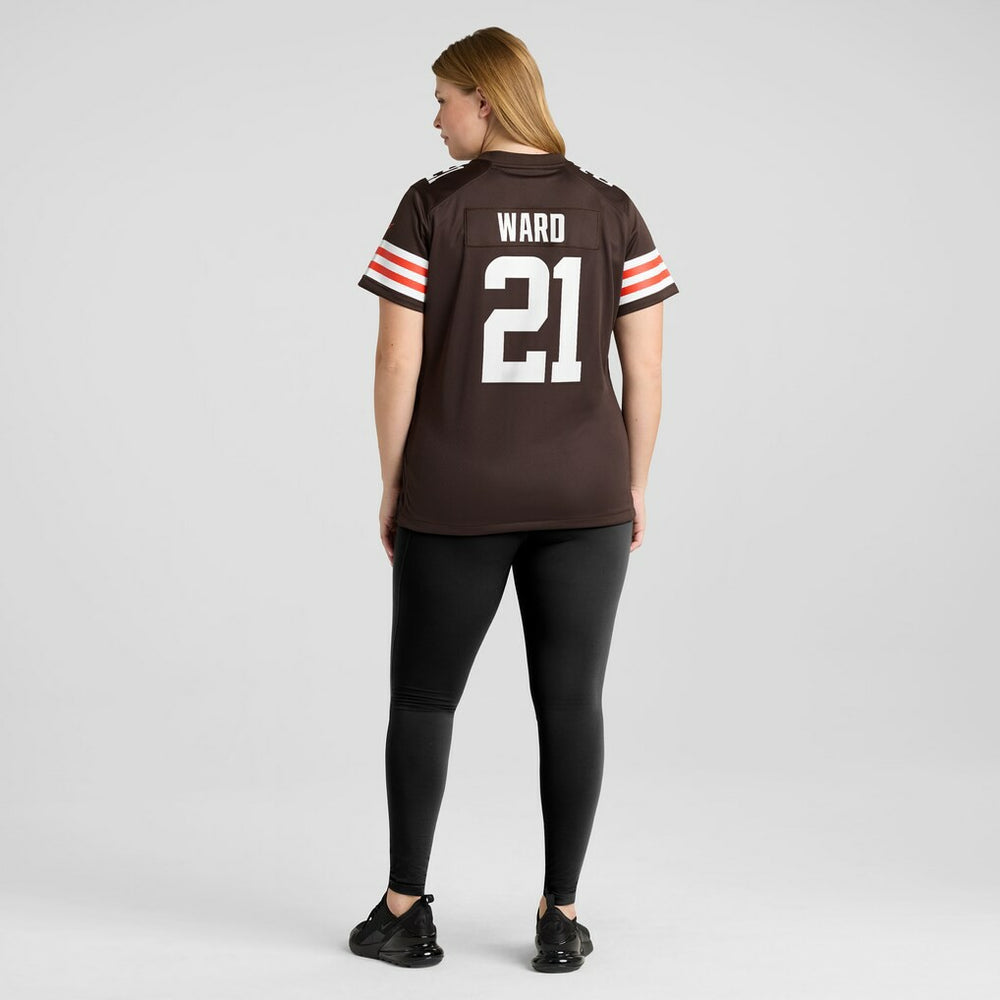Denzel Ward Cleveland Browns Women's Player Game Jersey Brown | Nike for Sale