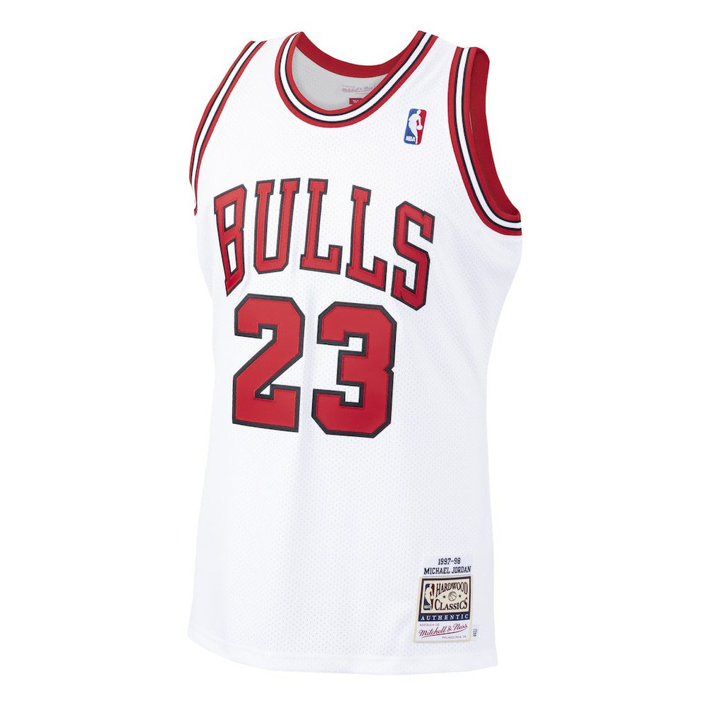 Michael Jordan Chicago Bulls 1997/98 Hardwood Classics Authentic Jersey White - NBA