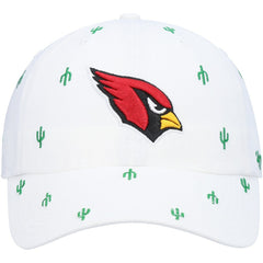Arizona Cardinals '47 Women's Confetti Clean Up Adjustable Hat White | 47 brand