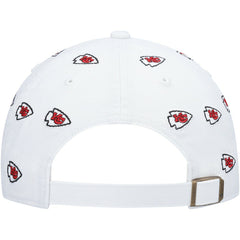 Kansas City Chiefs '47 Women's Confetti Clean Up Adjustable Hat White | 47 brand