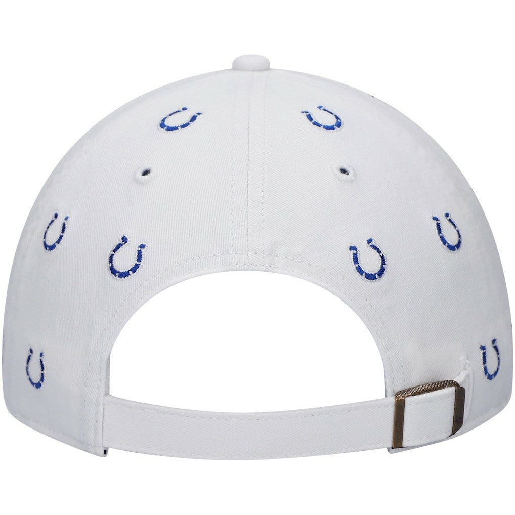 Indianapolis Colts '47 Women's Confetti Clean Up Adjustable Hat White | 47 brand