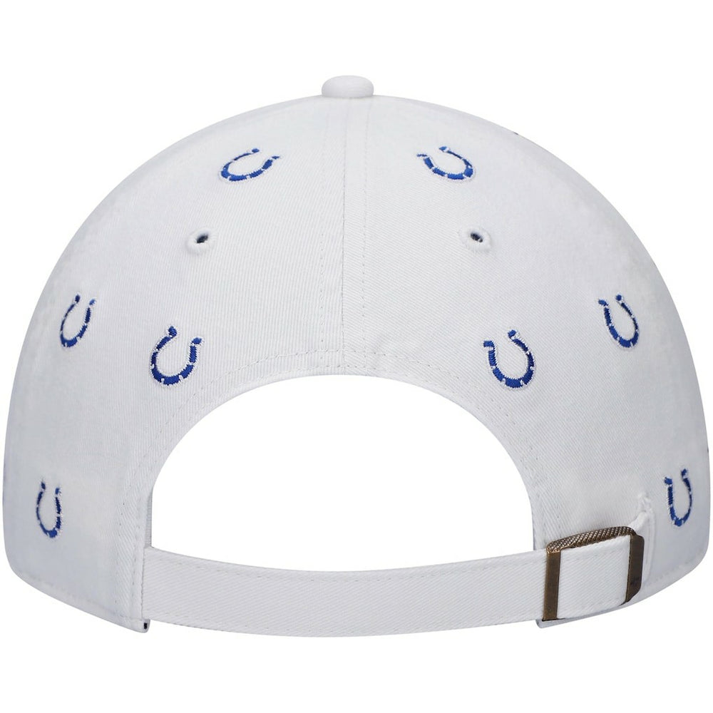 Indianapolis Colts '47 Women's Confetti Clean Up Adjustable Hat White | 47 brand