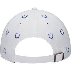 Indianapolis Colts '47 Women's Confetti Clean Up Adjustable Hat White | 47 brand