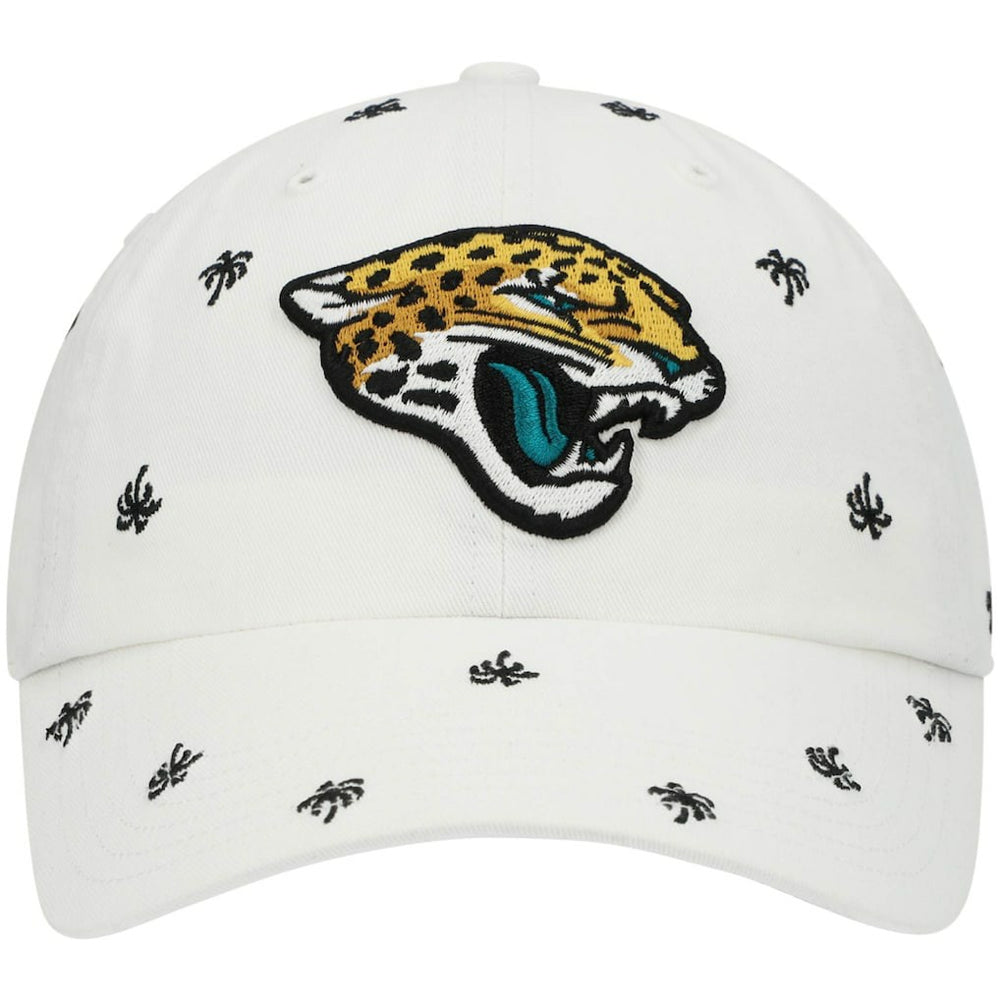 Jacksonville Jaguars '47 Women's Confetti Clean Up Adjustable Hat White | 47 brand