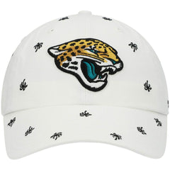 Jacksonville Jaguars '47 Women's Confetti Clean Up Adjustable Hat White | 47 brand