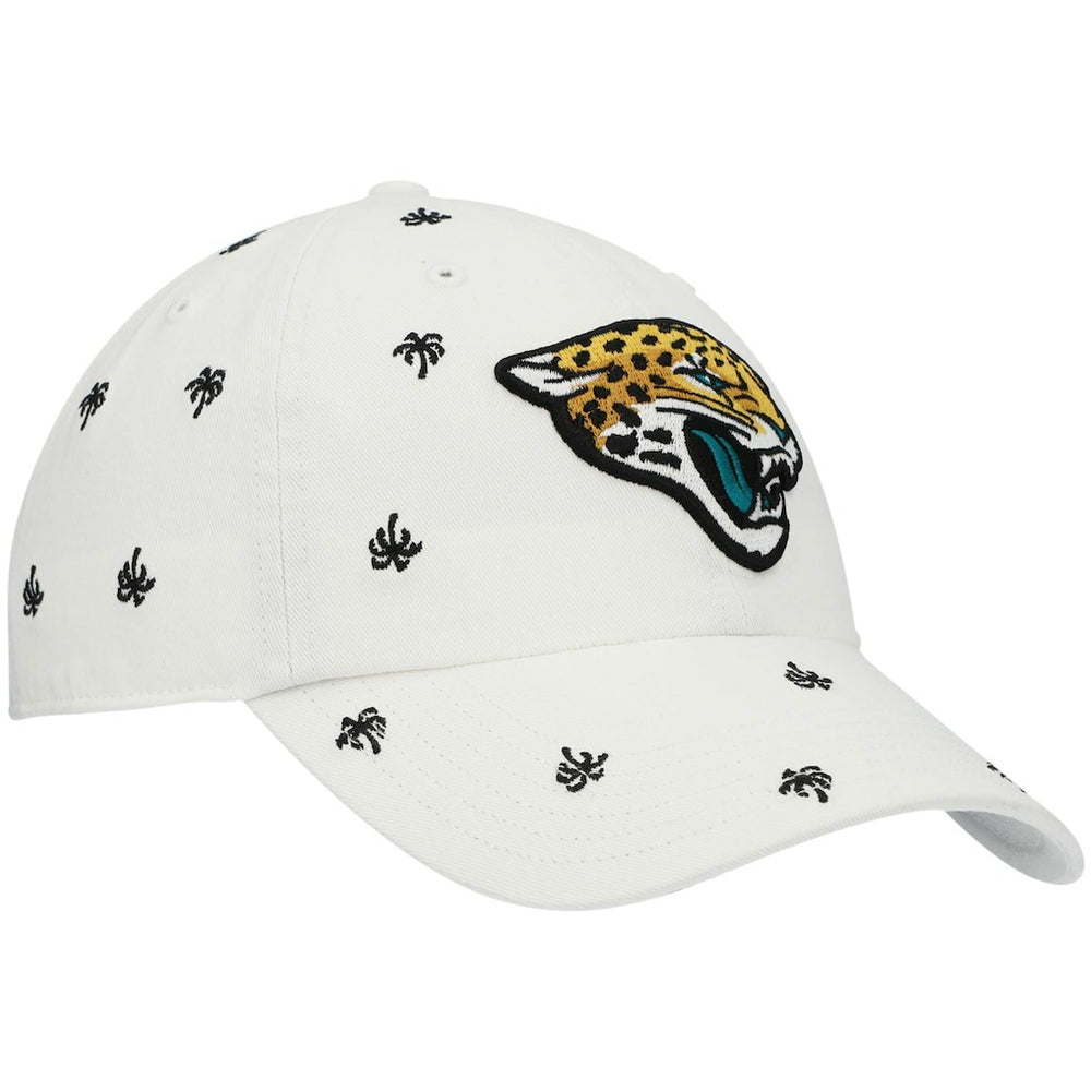 Jacksonville Jaguars '47 Women's Confetti Clean Up Adjustable Hat White | 47 brand