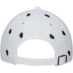 Green Bay Packers '47 Women's Confetti Clean Up Adjustable Hat White | 47 brand